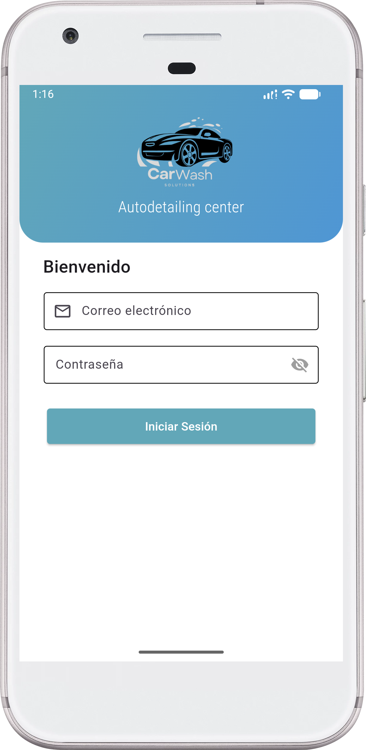 Captura de Sistema para controlar Car Wash